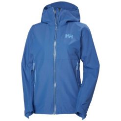 Damska kurtka wodoodporna Helly Hansen Blaze 3L Shell. Niebieskie kurtki Helly Hansen, l, bez wzorów, casualowe, bez kaptura. Za 1,517.00 zł.