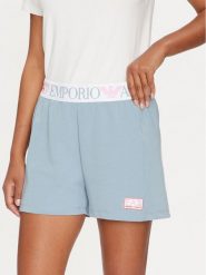 EA7 Emporio Armani Szorty sportowe 3DTS63 TJKWZ 1533 Niebieski Regular Fit. Niebieskie szorty sportowe EA7 Emporio Armani, bez wzorów, z syntetyku. Za 569.99 zł.