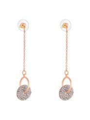 MENTHE À L'O Pozłacane kolczyki-wkrętki z kryształami rozmiar: onesize. Czerwone kolczyki MENTHE À L'O, z kryształem, pozłacane. Za 166.10 zł.