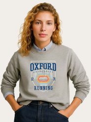 WOOOP Bluza "Oxford Universite Running" w kolorze szarym rozmiar: S. Szare bluzy bez kaptura Wooop, s, bez wzorów, bez kaptura. Za 108.99 zł.