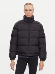 Napapijri Kurtka puchowa A-Box Logo NP0A4HZ1 Czarny Loose Fit. Czarne kurtki Napapijri, s, bez wzorów, z puchu, bez kaptura. Za 469.99 zł.