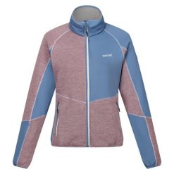 Polar damski Lindalla VII pełen suwak. Niebieskie bluzy z polaru Regatta, xl, bez wzorów, z polaru, trekkingowe. Za 81.99 zł.