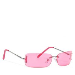 Okulary przeciwsłoneczne Vans. Czerwone okulary przeciwsłoneczne Vans, bez wzorów. Za 59.99 zł.