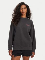 Roxy Bluza ERJFT04997 Czarny Relaxed Fit. Czarne bluzy bez kaptura Roxy, l, bez wzorów, z bawełny, bez kaptura. Za 259.99 zł.
