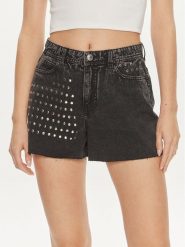 ONLY Szorty jeansowe Manja 15318752 Czarny Boyfriend Fit. Czarne szorty ONLY, bez wzorów, z bawełny. Za 119.99 zł.