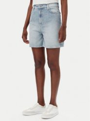 HUGO Szorty jeansowe Gelita 50538863 Niebieski Relaxed Fit. Niebieskie szorty Hugo, bez wzorów, z bawełny. Za 419.99 zł.