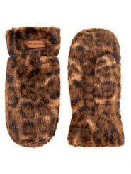 Zwillingsherz Rękawiczki "Fury Leo" w kolorze jasnobrązowym rozmiar: onesize. Brązowe rękawiczki Zwillingsherz, bez wzorów, z polaru. Za 95.92 zł.