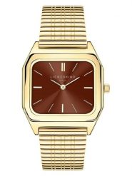 Liebeskind Zegarek kwarcowy w kolorze złoto-brązowym rozmiar: onesize. Brązowe, analogowe zegarki Liebeskind, ze stali. Za 479.76 zł.