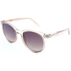 Damskie okulary przeciwsłoneczne w kolorze beżowo-brązowym. Okulary przeciwsłoneczne Guess. W wyprzedaży za 175.95 zł.