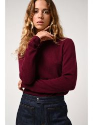 AUTHENTIC CASHMERE Kaszmirowy sweter "Criou" w kolorze bordowym rozmiar: XL. Czerwone swetry AUTHENTIC CASHMERE, xl, bez wzorów, z kaszmiru, bez ramiączek. Za 224.52 zł.