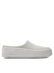 Nike Klapki W AF1 Lover Xx AO1523 100 Szary. Szare klapki Nike, bez wzorów, z nubiku, bez obcasa, bez zapięcia. Za 519.99 zł.