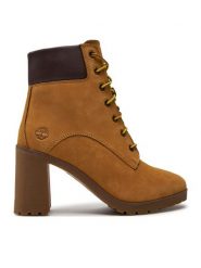 Timberland Trzewiki Allington 6 In Lace U A1HLS/TB0A1HLS2311 Żółty. Żółte botki Timberland, bez wzorów, ze skóry, bez obcasa, na słupku, bez zapięcia. Za 659.99 zł.