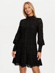 YAS Sukienka koktajlowa Alessia 26034658 Czarny Regular Fit. Czarne sukienki YAS, l, bez wzorów, z bawełny, wizytowe, bez kołnierzyka, bez ramiączek. Za 329.99 zł.