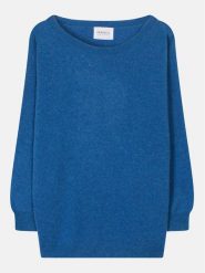 Perfect Cashmere Kaszmirowy sweter "Molly" w kolorze niebieskim rozmiar: M. Niebieskie swetry Perfect Cashmere, m, bez wzorów, z kaszmiru, bez ramiączek. Za 303.78 zł.