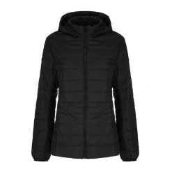 Kurtka damska DIADORA L. HOODIE LIGHT JACKET CHROMIA. Czarne kurtki Diadora, l, bez wzorów, z poliesteru, bez kaptura. Za 109.99 zł.