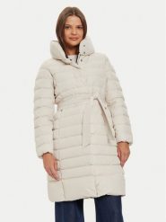 Geox Kurtka puchowa Catria W4626N T3156 F1723 Beżowy Regular Fit. Brązowe kurtki Geox, bez wzorów, z puchu, bez kaptura. Za 699.99 zł.