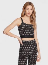 Pinko Biustonosz top 100459 8583 Czarny. Czarne biustonosze Pinko, bez wzorów, z syntetyku. Za 699.99 zł.
