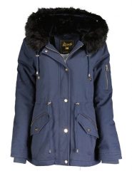 Geographical Norway Parka "Boldina" w kolorze niebieskim rozmiar: M. Niebieskie płaszcze Geographical Norway, m, bez wzorów, bez kaptura. Za 255.94 zł.