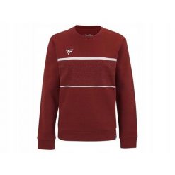 Bluza damska lifestyle Tecnifibre Team Sweater. Czerwone bluzy TECNIFIBRE, bez wzorów, casualowe, bez ramiączek, bez kaptura. W wyprzedaży za 199.00 zł.