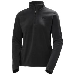 Damski polar 1/2 zip Helly Hansen Daybreaker. Czarne bluzy z polaru Helly Hansen, bez wzorów, z polaru. Za 386.50 zł.