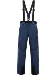 Alpine Pro Spodnie narciarskie "Edesa 2" w kolorze granatowym rozmiar: XS. Niebieskie spodnie dresowe Alpine Pro, bez wzorów, narciarskie. Za 426.40 zł.