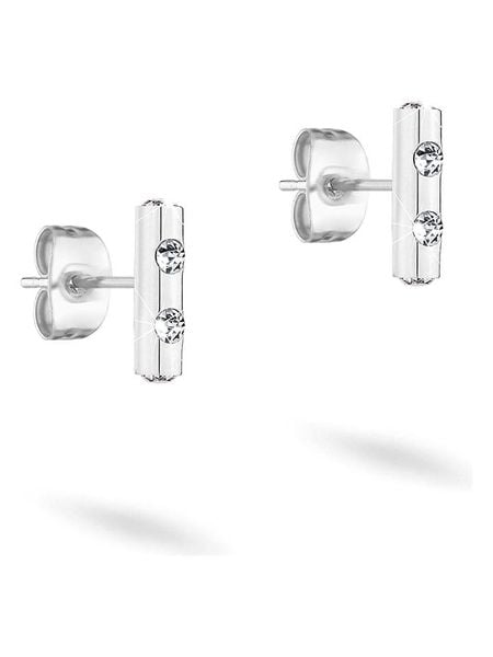 Tamaris Kolczyki-wkrętki ze szkłem rozmiar: onesize. Szare kolczyki Tamaris, szklane. Za 105.14 zł.