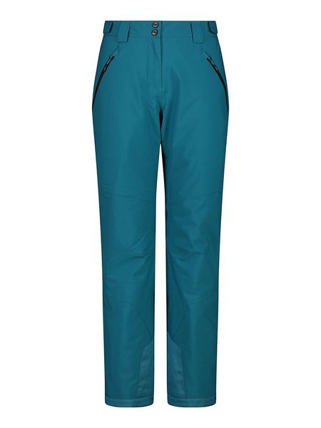 CMP Spodnie narciarskie w kolorze turkusowym rozmiar: 34. Niebieskie spodnie dresowe CMP, bez wzorów. Za 236.61 zł.