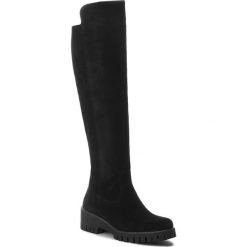Muszkieterki TAMARIS - 1-25613-21 Black 001. Czarne kozaki Tamaris, z materiału. Za 349.90 zł.