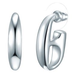 Lulu & Jane Kolczyki Stop metali Srebrny 1 ct Damski. Szare kolczyki Lulu & Jane, srebrne. Za 79.99 zł.