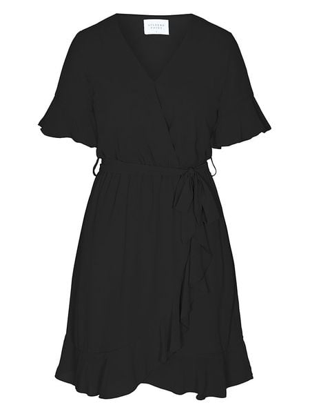 SisterS point Sukienka w kolorze czarnym rozmiar: S. Czarne sukienki Sisters Point, s, bez wzorów, z tkaniny, bez kołnierzyka, bez ramiączek, mini. Za 52.55 zł.