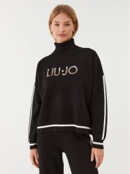 Liu Jo Golf TF3215 MA63M Czarny Regular Fit. Czarne swetry Liu Jo, m, bez wzorów, z wiskozy, bez ramiączek. Za 219.99 zł.