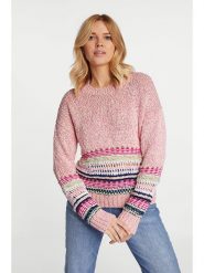 Rich & Royal Sweter w kolorze jasnoróżowym rozmiar: M. Różowe swetry Rich & Royal, m, bez wzorów, ze splotem, bez ramiączek. Za 224.52 zł.
