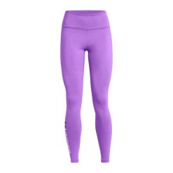 Legginsy treningowe damskie Under Armour Campus Graphic. Fioletowe legginsy Under Armour, bez wzorów, sportowe. Za 129.99 zł.