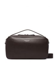 Emporio Armani Torebka EW005648 AF32959 Szary. Szare listonoszki Emporio Armani, bez wzorów, ze skóry, bez dodatków. Za 2,104.00 zł.
