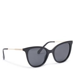 Okulary przeciwsłoneczne Polaroid. Czarne okulary przeciwsłoneczne Polaroid, bez wzorów. Za 199.99 zł.