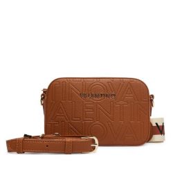 Torebka Valentino. Brązowe listonoszki Valentino, bez wzorów, bez dodatków. Za 509.99 zł.