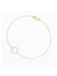 DIAMANTA Złota bransoletka "Barette encerclée" z diamentami rozmiar: onesize. Żółte bransoletki DIAMANTA, z diamentem, złote. Za 861.99 zł.