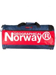 Geographical Norway Torba podróżna "Strawberry" w kolorze granatowo-czerwonym - 65 x 30 x 30 cm rozmiar: onesize. Czerwone torby podróżne Geographical Norway, bez wzorów, z materiału, na ramię. Za 73.99 zł.