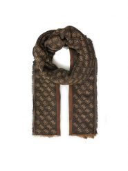 Guess Szal AM9492 POL03 Brązowy. Brązowe szaliki i kominy Guess, z aplikacjami, z materiału. Za 329.99 zł.