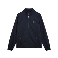Kurtka wodoodporna Lyle & Scott Harrington. Niebieskie kurtki LYLE AND SCOTT, s, bez wzorów, ze sztruksu, eleganckie, bez kaptura. Za 390.50 zł.