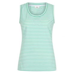 Damski tank top HV Society Pascale. Niebieskie topy HV SOCIETY, bez wzorów, eleganckie, bez kołnierzyka, bez ramiączek. Za 266.00 zł.