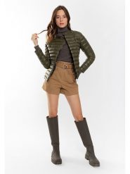 Northwood Kurtka pikowana w kolorze khaki rozmiar: M. Brązowe kurtki Northwood, m, bez wzorów, bez kaptura. Za 138.21 zł.