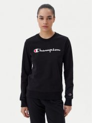 Champion Bluza 117752 Czarny Regular Fit. Czarne bluzy Champion, xs, bez wzorów, z bawełny, bez kaptura. Za 179.99 zł.