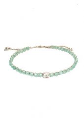 Samapura Bransoletka z koralikami Mosiądz Kobiety Bransoletka dla kobiet z koralikami z chalcedonem Bransoletki 1 ct Damski. Niebieskie bransoletki Samapura, z mosiądzu. Za 233.99 zł.