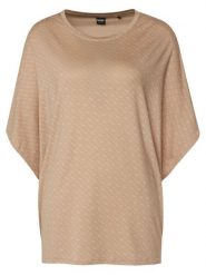 BOSS Koszulka piżamowa 50561029 Beżowy Oversize. Brązowe piżamy Boss, m, bez wzorów, z lyocellu, bez kołnierzyka, bez ramiączek. Za 259.99 zł.