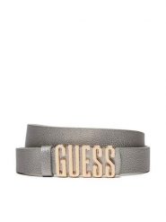 Guess Pasek Damski Meridian (BG) Belts BW9114 P4225 Srebrny. Szare paski Guess, z aplikacjami, ze skóry. Za 109.99 zł.