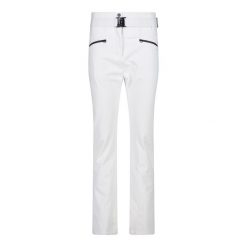 Spodnie damskie narciarskie CMP 34W4336. Białe spodnie materiałowe CMP, bez wzorów, sportowe. Za 709.99 zł.