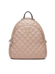 Guess Plecak HWQG87 48320 Beżowy. Brązowe plecaki Guess, z aplikacjami, ze skóry, bez dodatków. Za 699.99 zł.