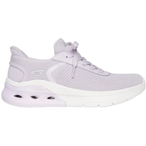 Buty sportowe damskie Skechers Bobs Arc Waves 2.0. Fioletowe buty sportowe lifestyle Skechers, bez wzorów, sportowe, bez zapięcia. Za 390.00 zł.