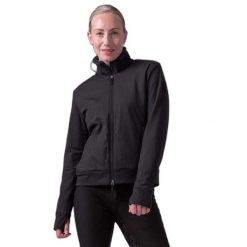 Polar damski zapinany na zamek PS of Sweden Oakley Winter. Czarne bluzy z polaru PS OF SWEDEN, bez wzorów, z polaru, do jazdy konnej. Za 647.00 zł.